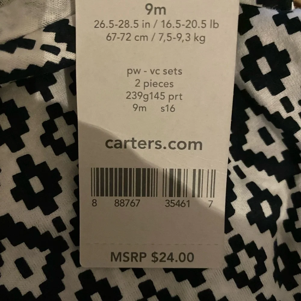 NWT Carter’s 2-piece set